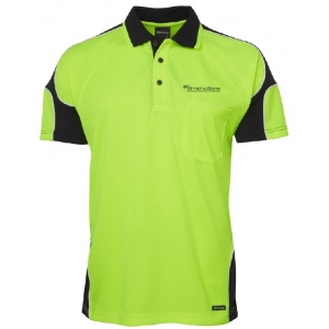 Hi Vis S/S Arm Panel Polo