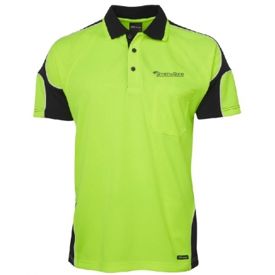 Hi Vis S/S Arm Panel Polo