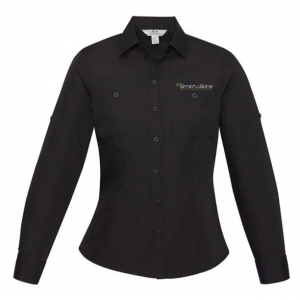 Womens Bondi Long Sleeve Shirt w Embroidery