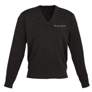 Mens Woolmix Knit Pullover w Embroidery