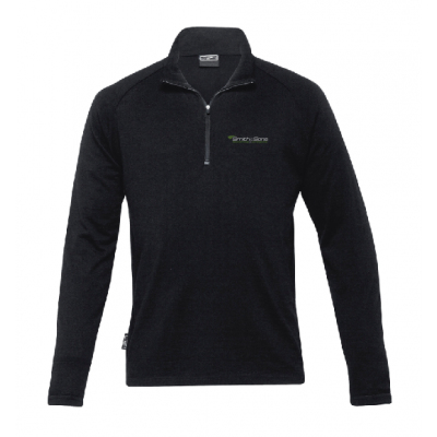 Mens Merino Zip Pullover